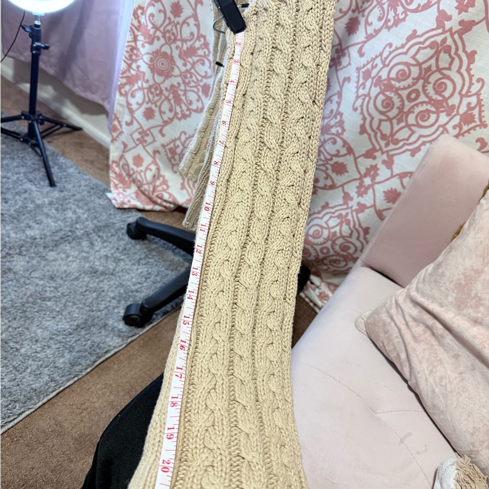 Old Navy Cream Cable Knit Turtleneck Sweater